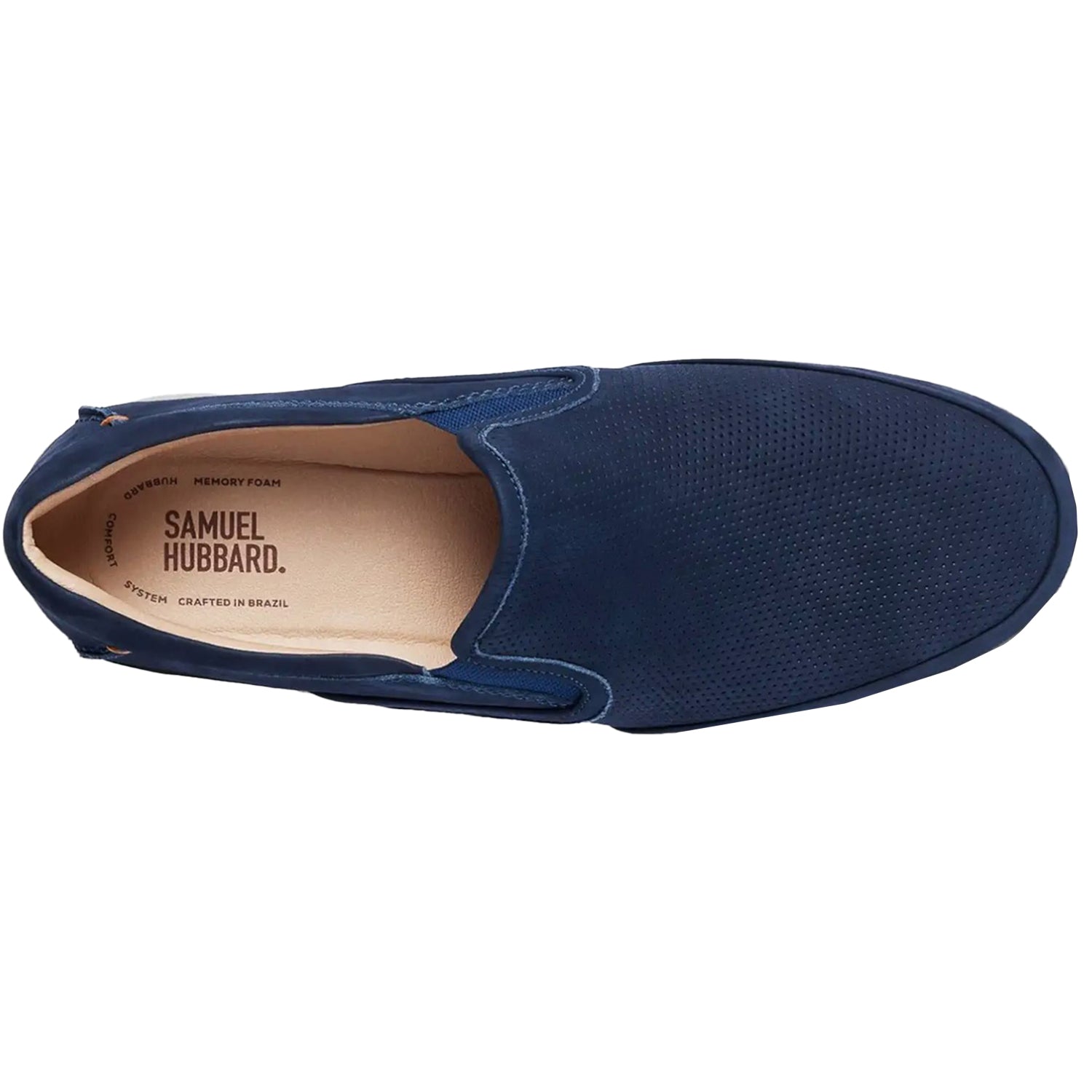 Mens Samuel hubbard Men's Samuel Hubbard Olema Slip-On Navy Nubuck Navy Nubuck