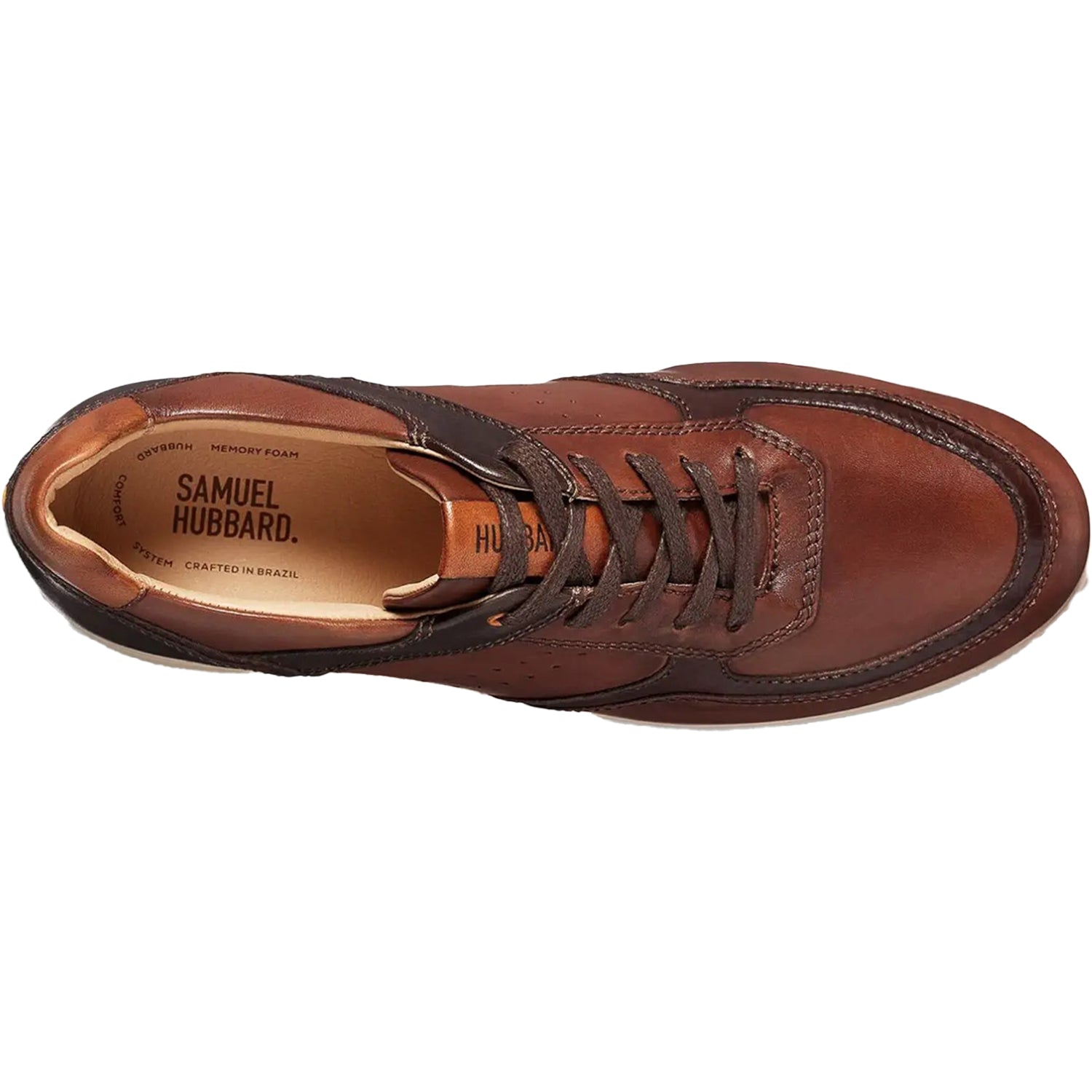 Mens Samuel hubbard Men's Samuel Hubbard Olema Casual Antique Brown Leather Antique Brown Leather