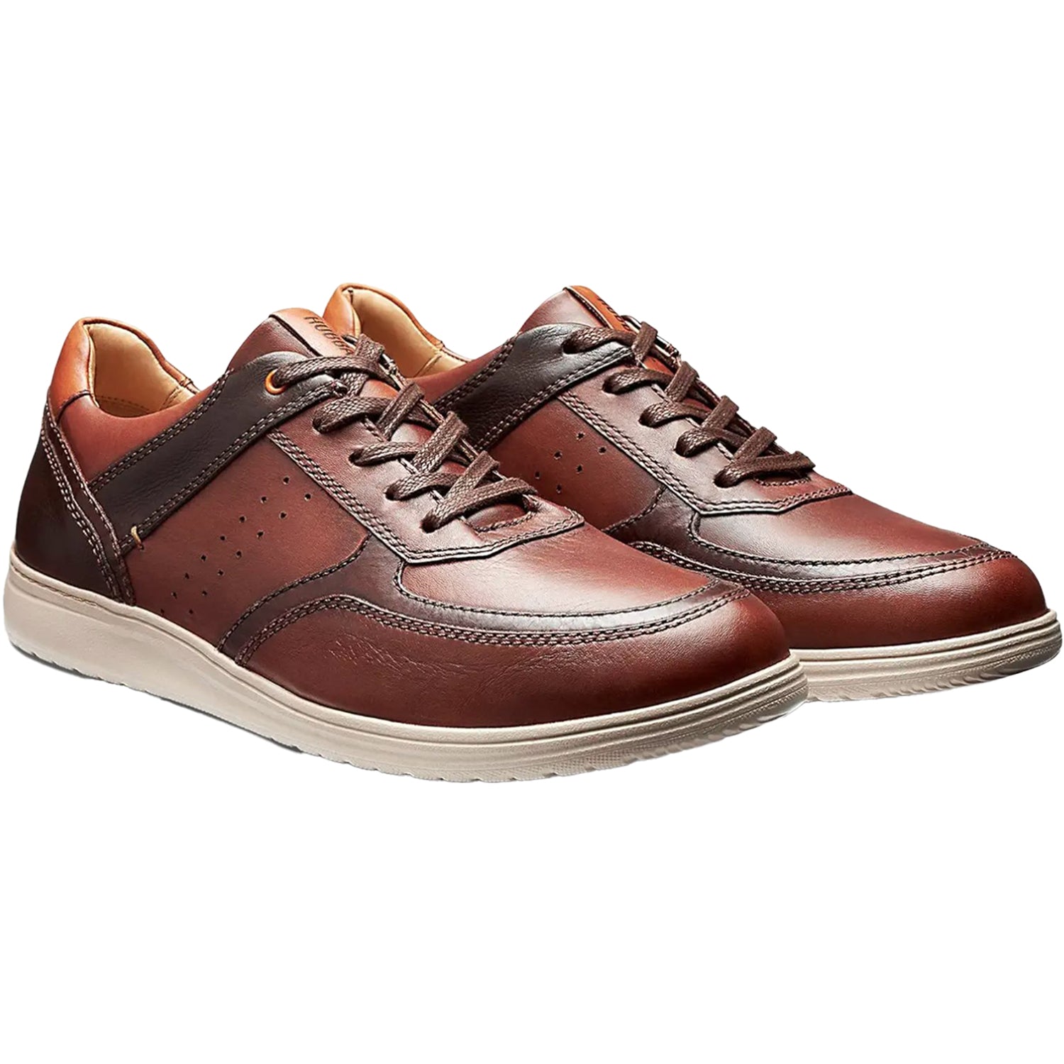 Mens Samuel hubbard Men's Samuel Hubbard Olema Casual Antique Brown Leather Antique Brown Leather