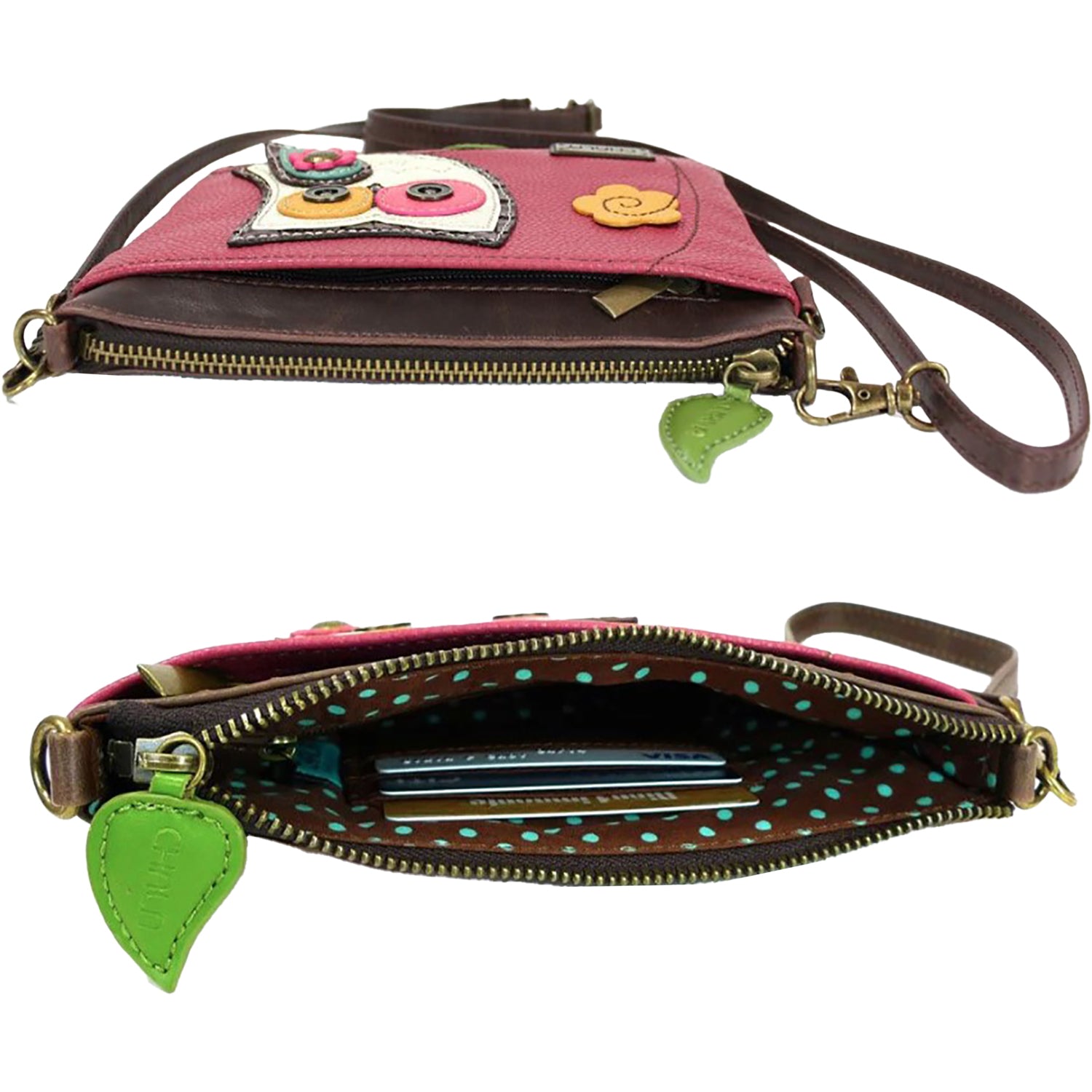 Chala Chala Owl Mini Crossbody Dark Pink Dark Pink