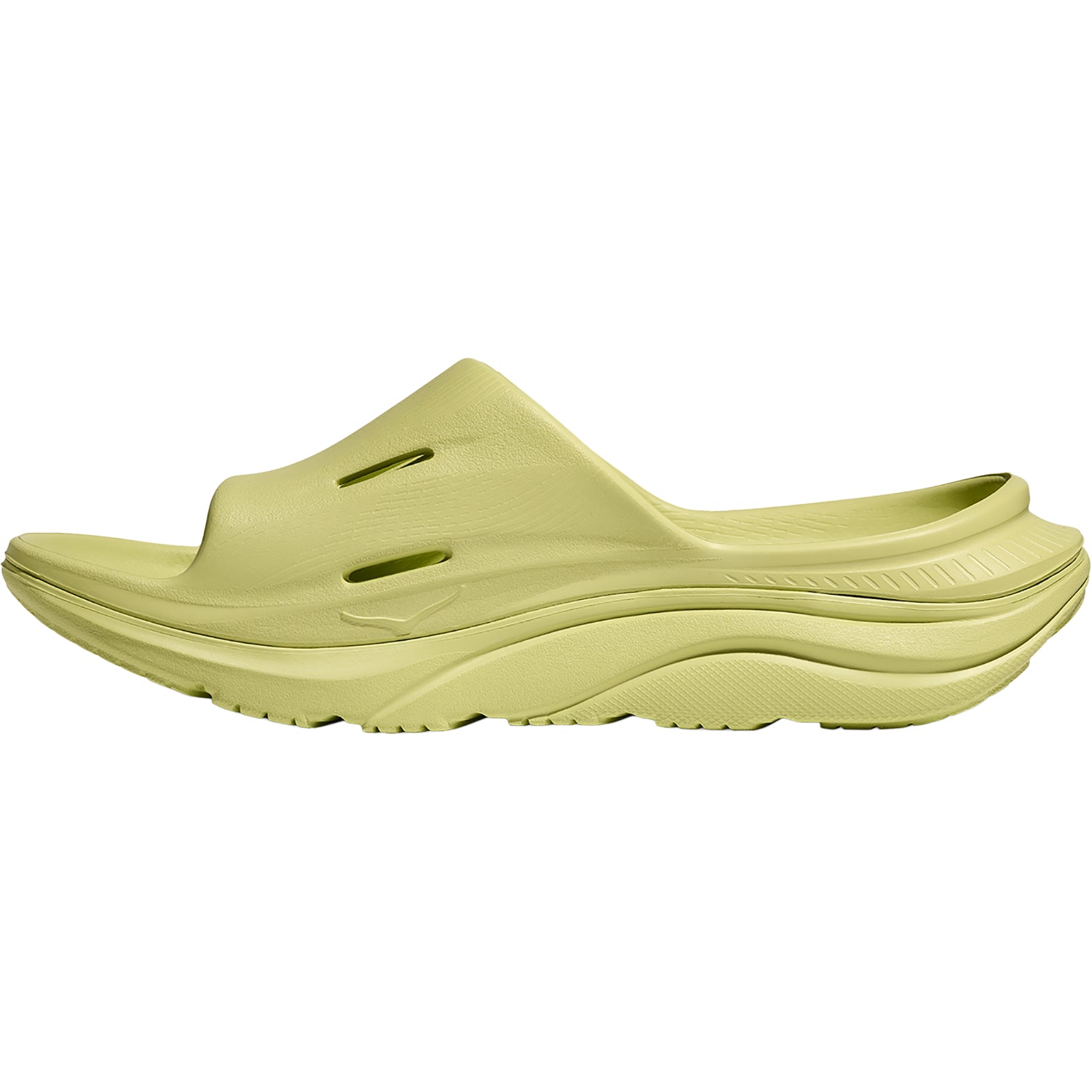 Womens Hoka one one Unisex Hoka Ora Recovery Slide 3 Honeydew/Honeydew Honeydew/Honeydew