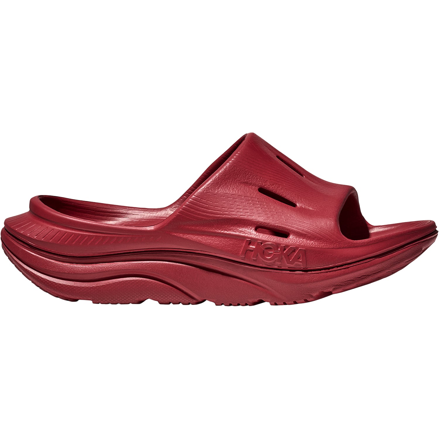 Unisex Hoka one one Unisex Hoka Ora Recovery Slide 3 Pepper/Pepper Pepper/Pepper