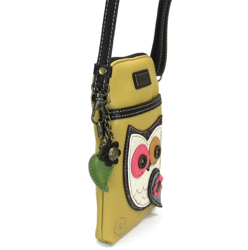 Chala Chala Owl Cellphone Crossbody Mustard Mustard
