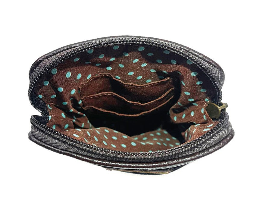 Chala Chala Pawprint Cell Phone Crossbody Gray Stripe Gray Stripe