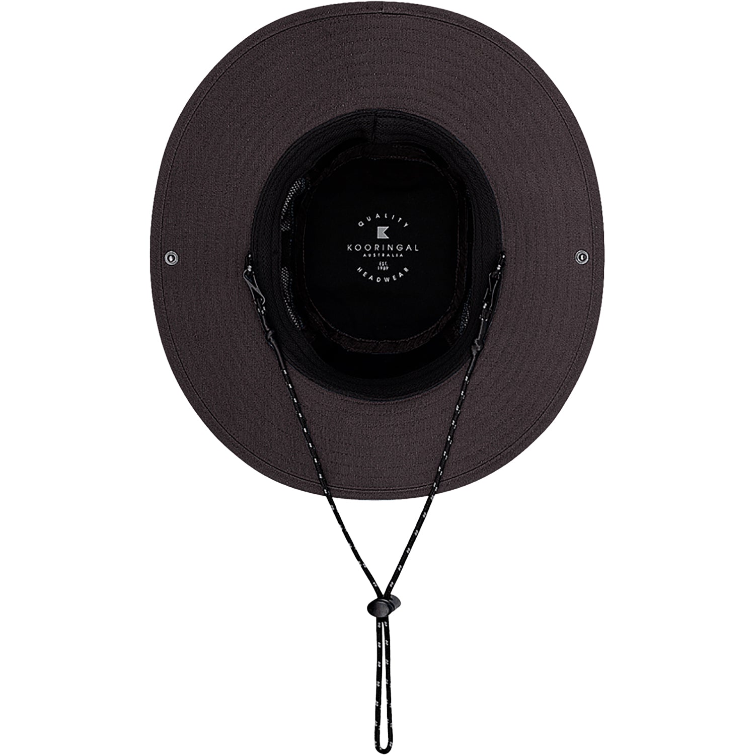 Mens Kooringal Men's Kooringal Hats Redondo Mid Brim Charcoal Charcoal