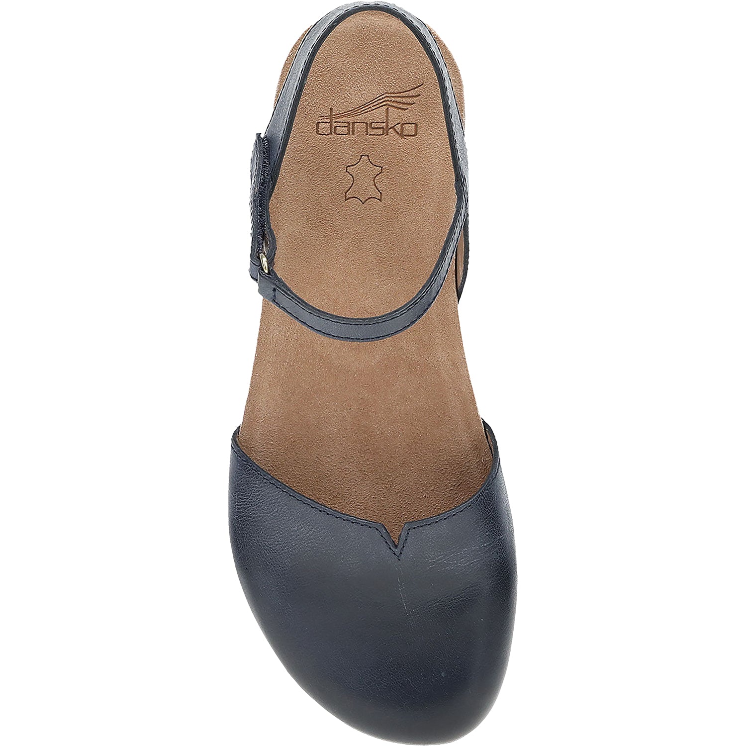 Womens Dansko Women's Dansko Rowan Waxy Burnished Navy Waxy Burnished