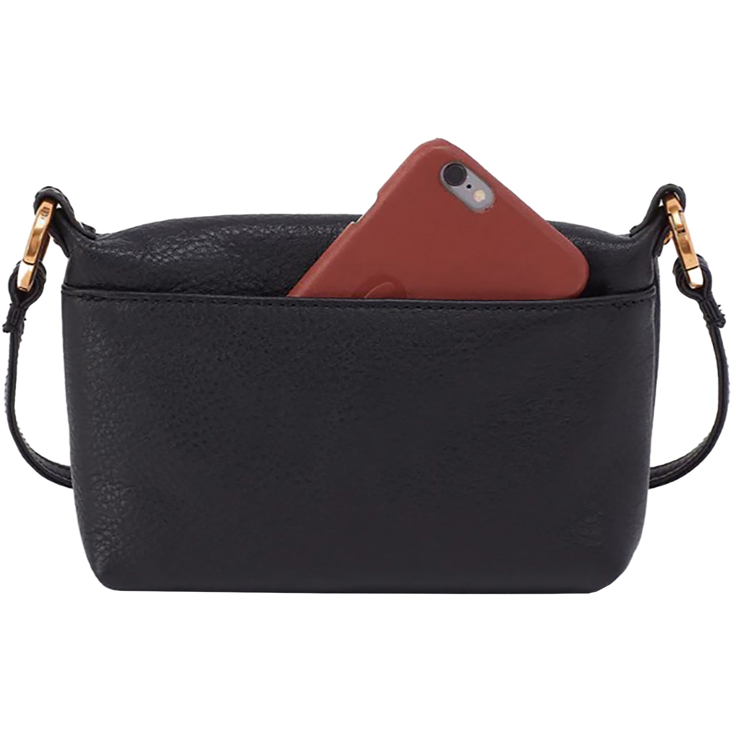 Womens Hobo Hobo International Run About Crossbody Black Pebbled Leather Black Pebbled Leather