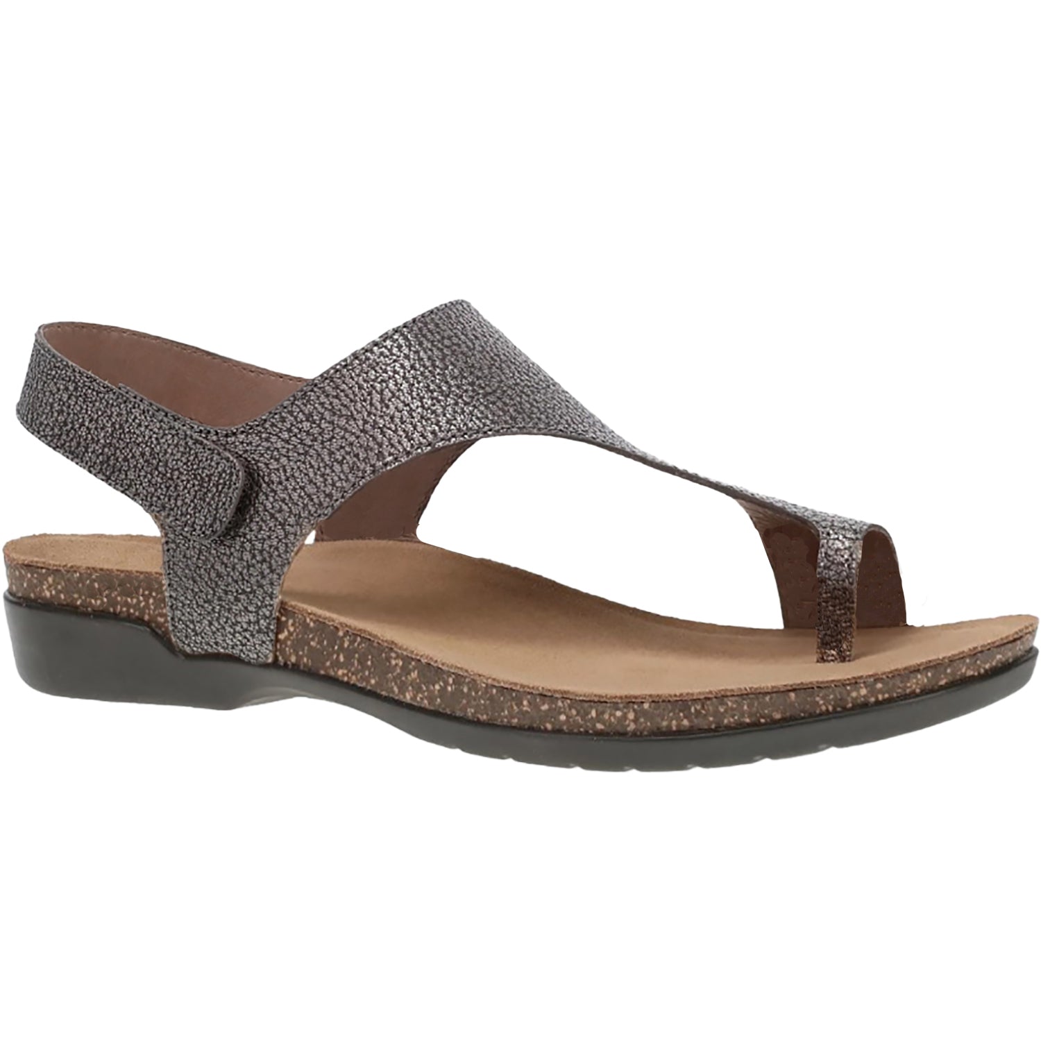 Womens Dansko Women's Dansko Reece Pewter Metallic Leather Pewter Metallic Leather