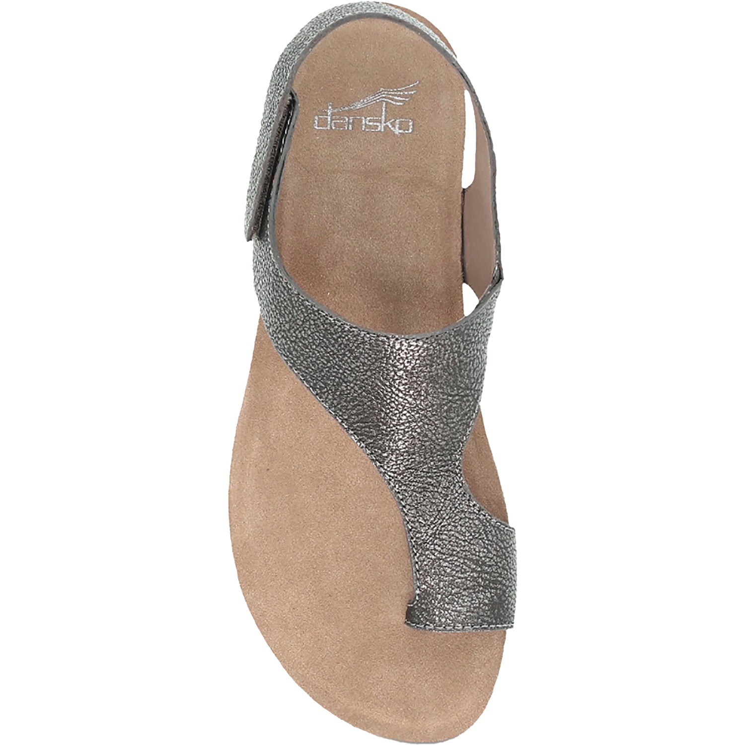Womens Dansko Women's Dansko Reece Pewter Metallic Leather Pewter Metallic Leather