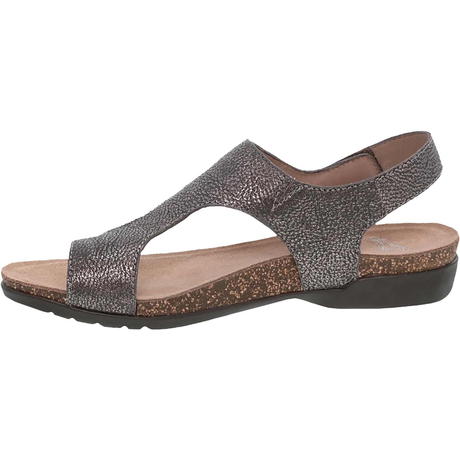 Womens Dansko Women's Dansko Reece Pewter Metallic Leather Pewter Metallic Leather