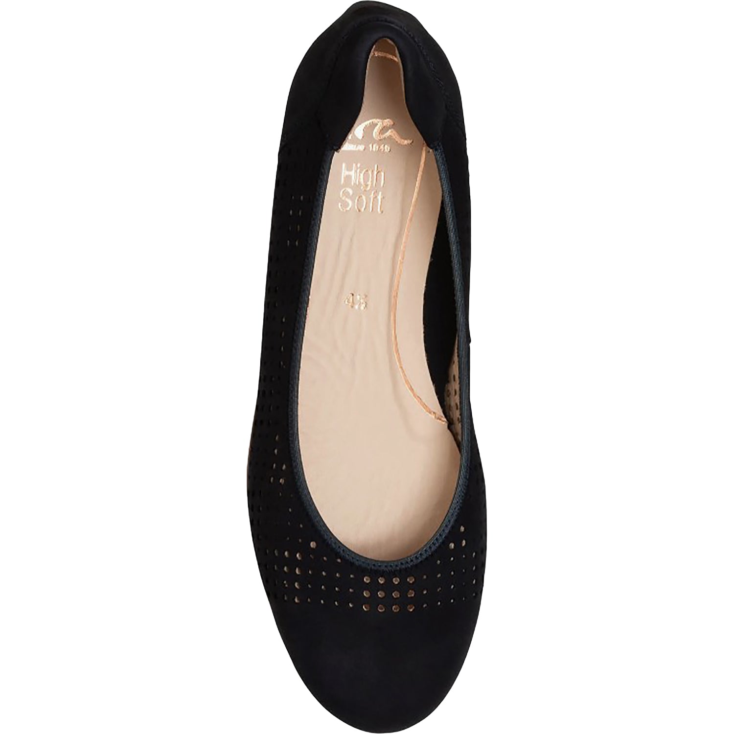 Womens Ara shoes Women's Ara Shoes Sarah Perf Black Nubuck Black Nubuck