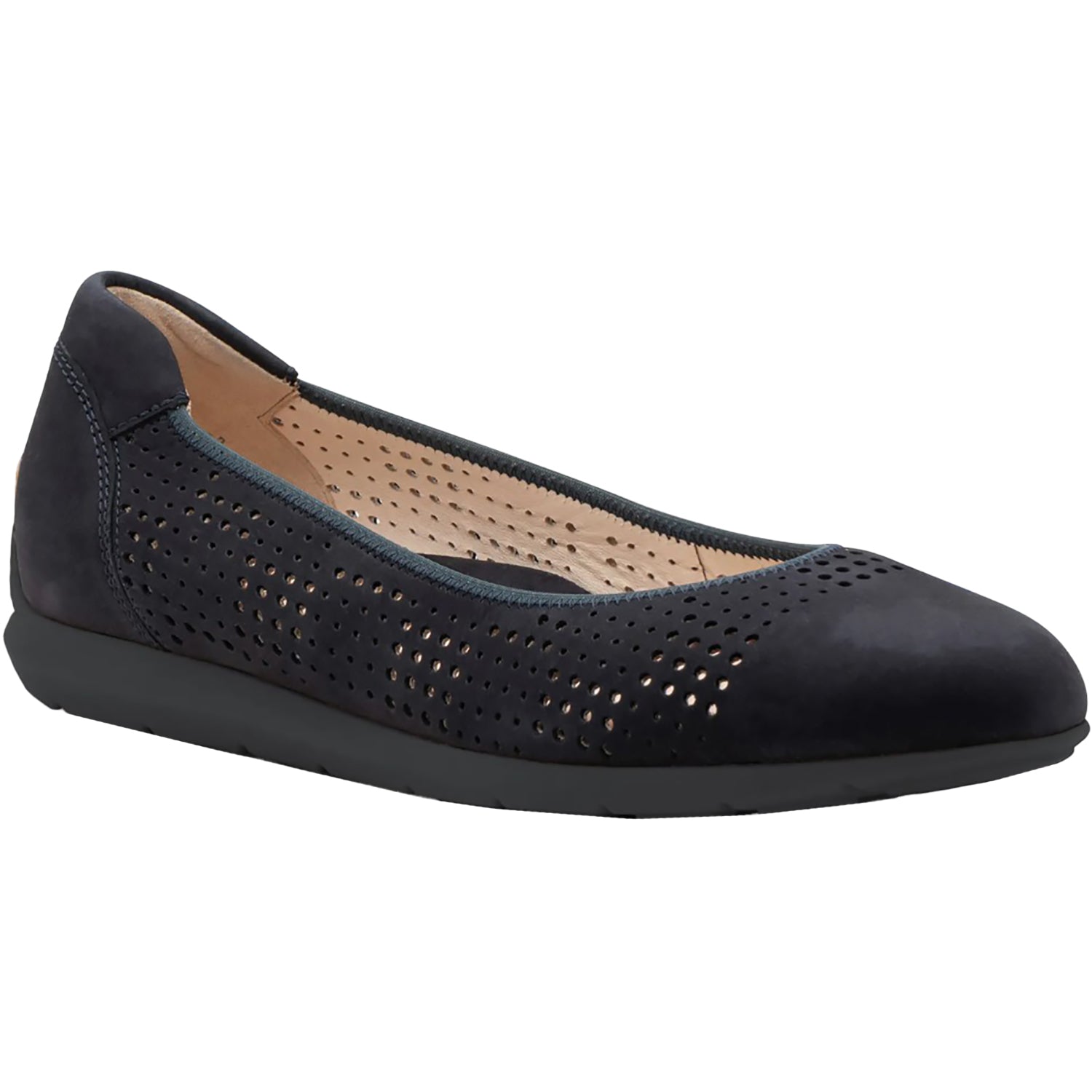 Womens Ara shoes Women's Ara Shoes Sarah Perf Black Nubuck Black Nubuck