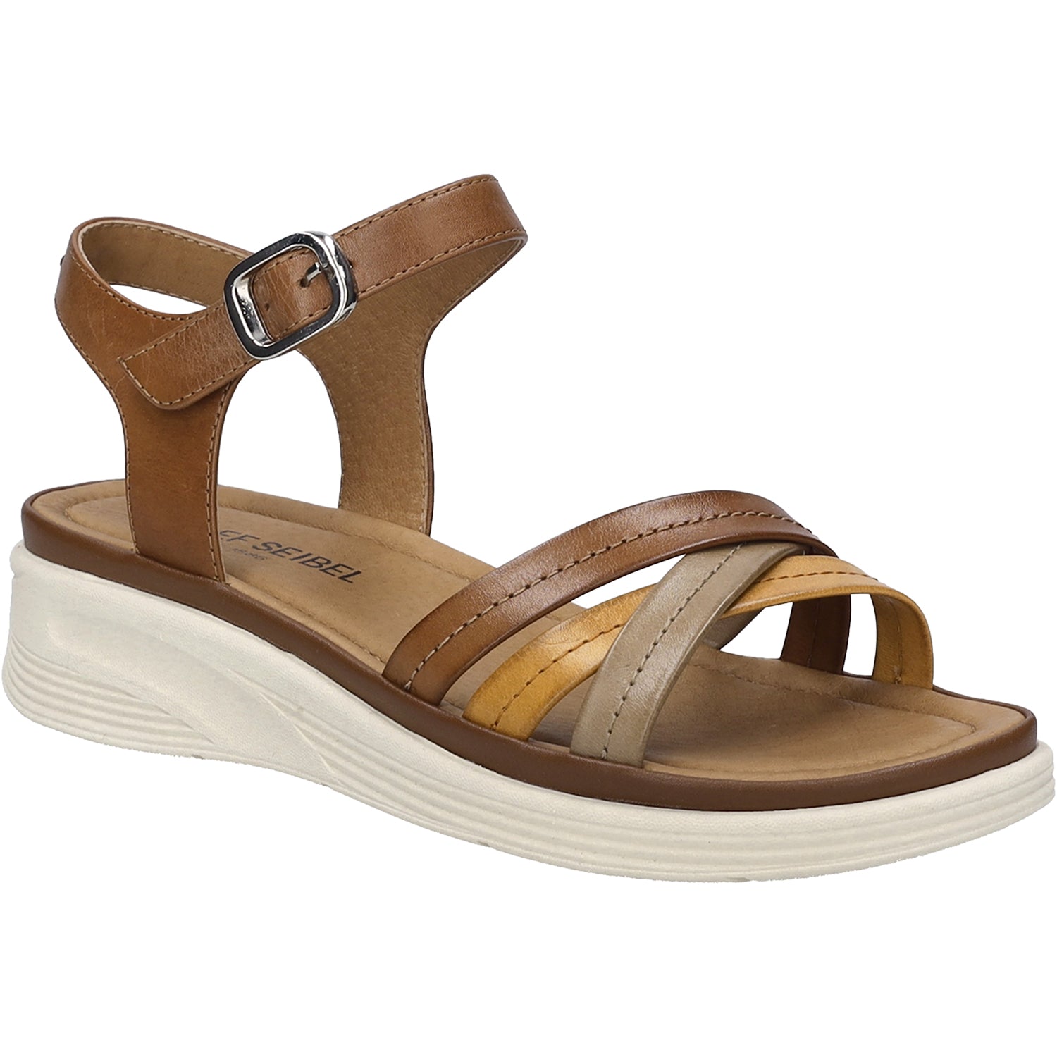 Womens Josef seibel Women's Josef Seibel Sevran 02 Cognac Multi Cognac Multi