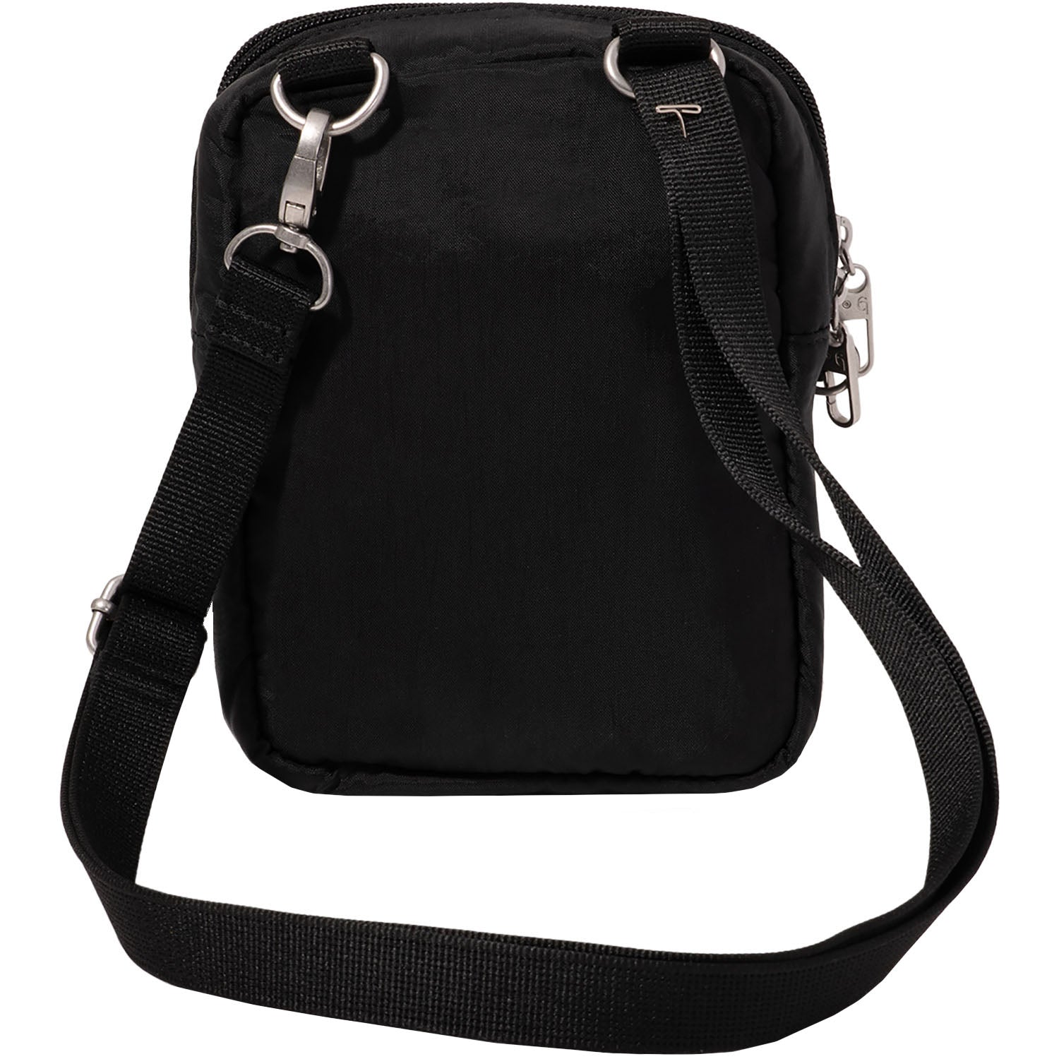 Womens Baggallini Baggallini Securetex Anti-Theft Mini Everything Black Black