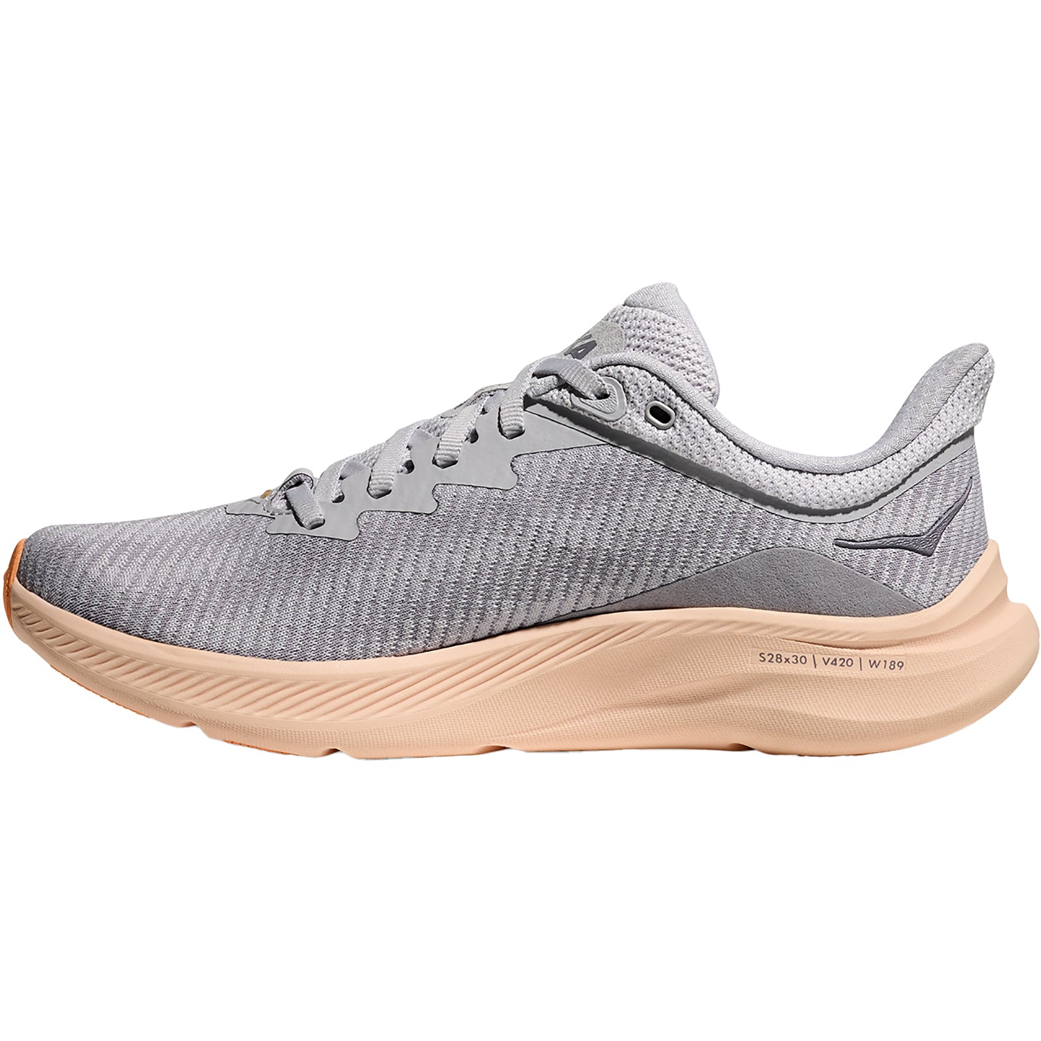 Womens Hoka one one Women's Hoka Solimar Cosmic Grey/Tangerine Glow Cosmic Grey/Tangerine Glow