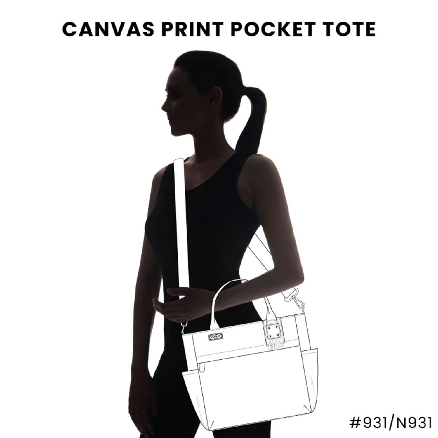 Chala Chala Sunflower Canvas Print Pocket Tote Sand Sand