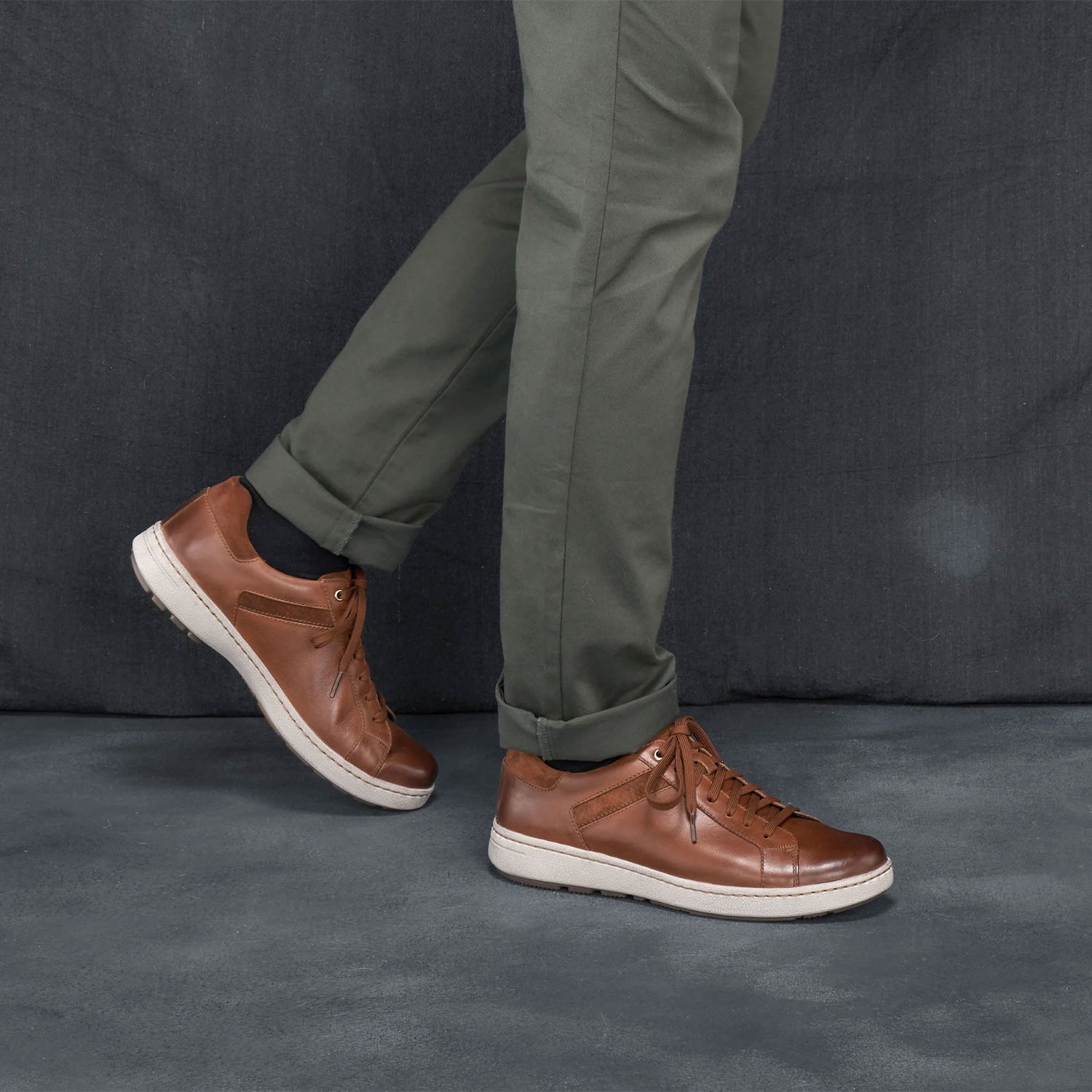 Mens Dansko Men's Dansko Trevor Tan Burnished Calf Tan Burnished Calf