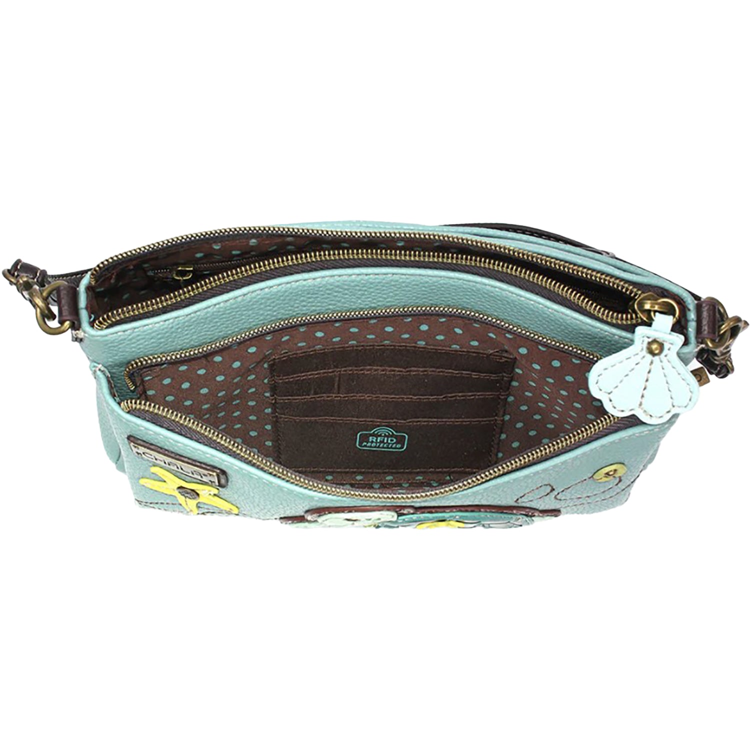 Chala Chala Turtle Deluxe Crossbody Blue Blue