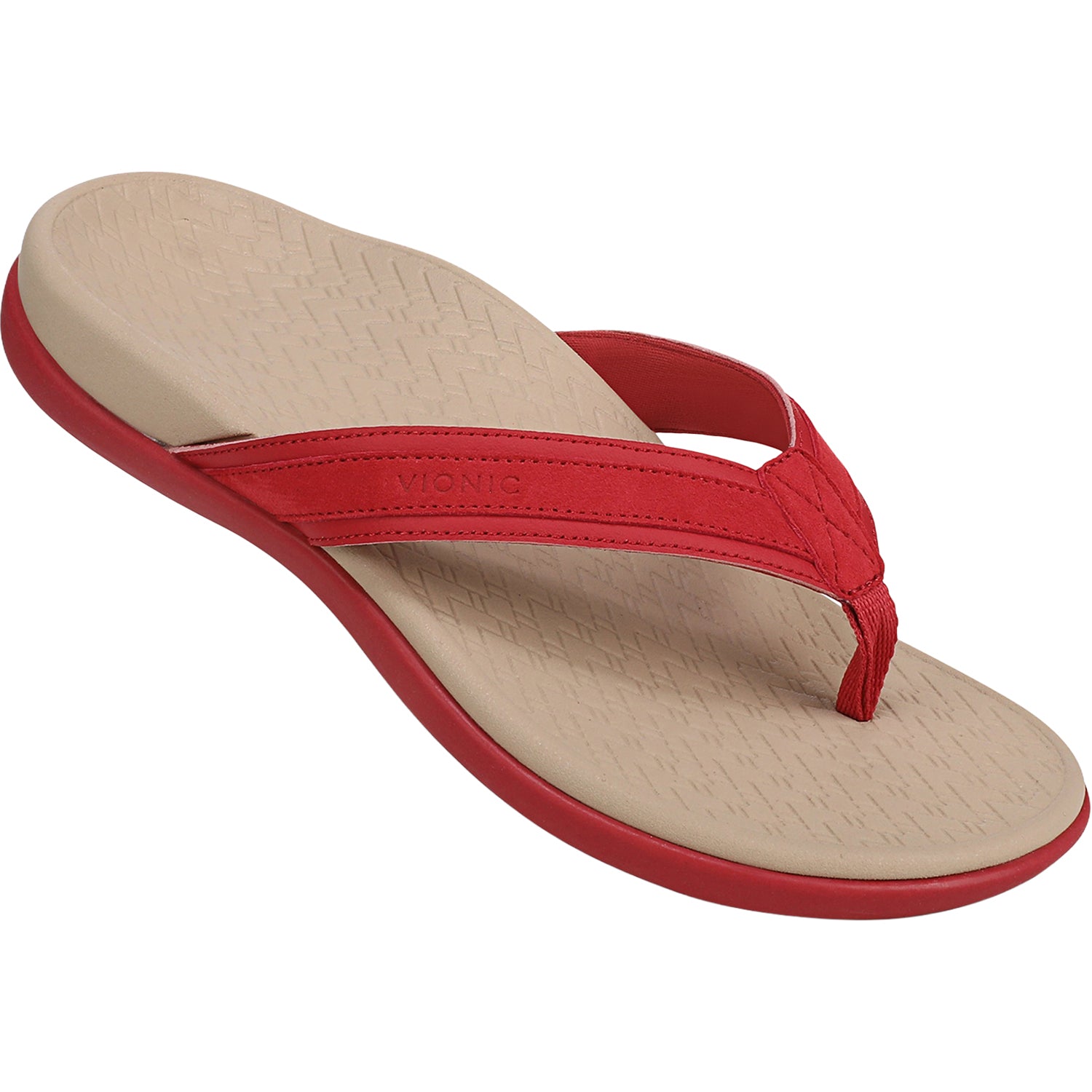 Womens Vionic Vionic Tide 20 Women's Thong Sandals Varsity Red Varsity Red