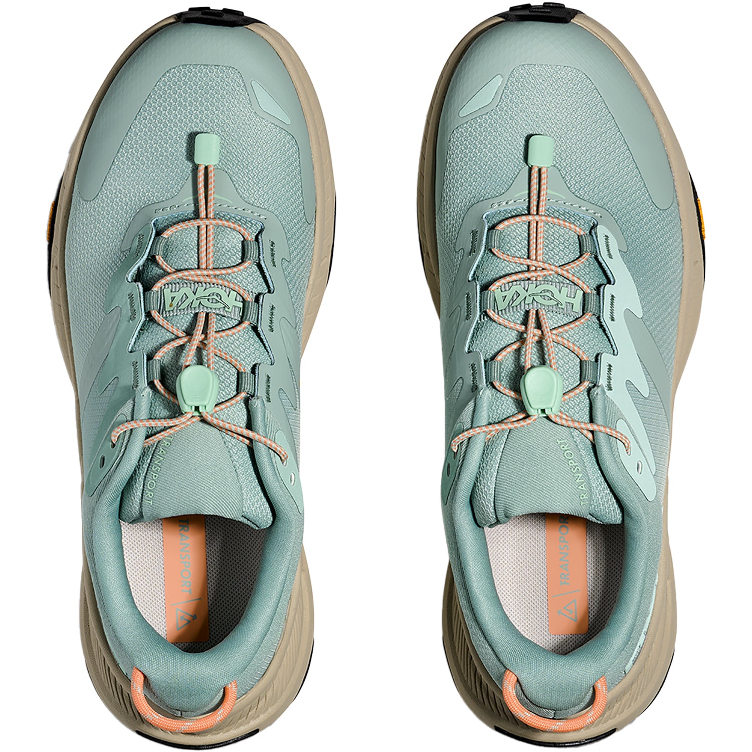 Womens Hoka one one Women's Hoka Transport Jade/Oyster Mushroom Jade/Oyster Mushroom