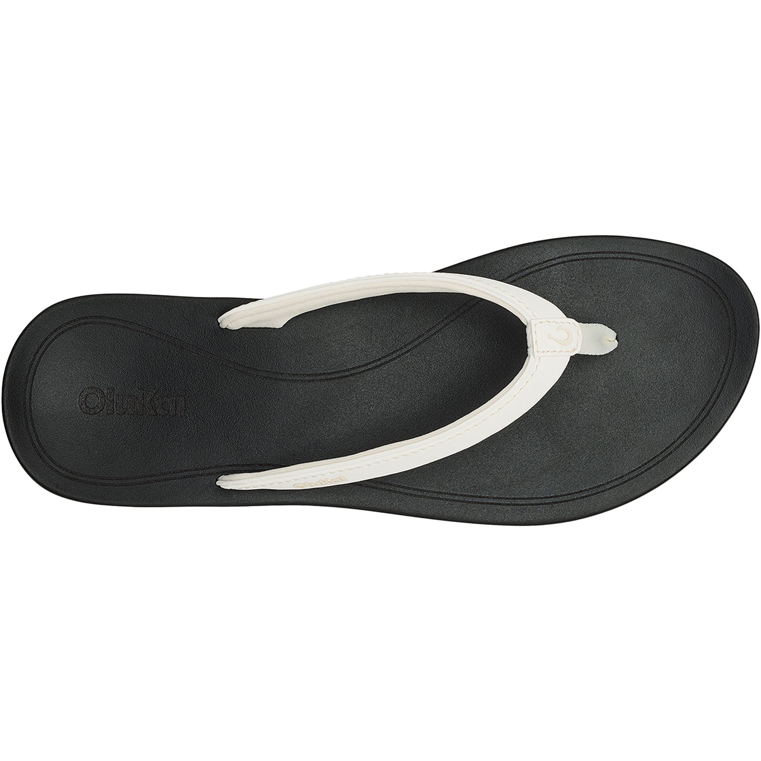Womens Olukai Women's Olukai Uiki Bright White/Lava Rock Bright White/Lava Rock