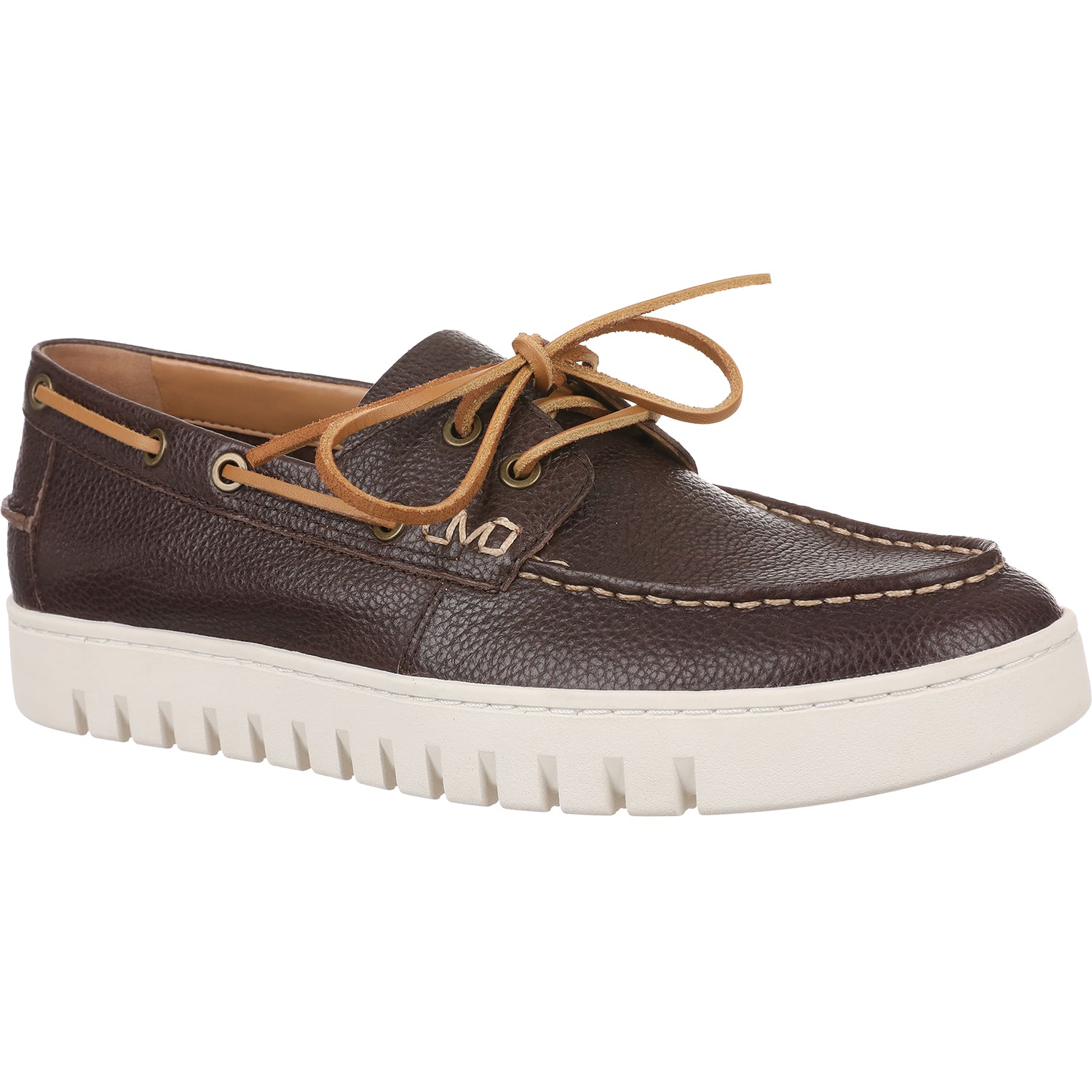 Mens Vionic Men's Vionic Uptown Boat Chocolate Ganache Chocolate Ganache