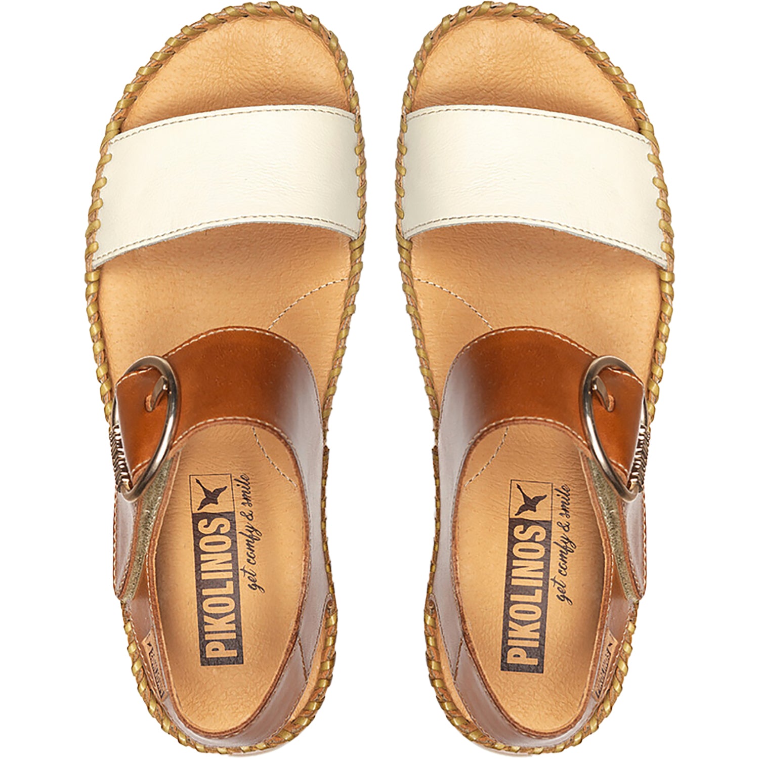Womens Pikolinos Women's Pikolinos Marina W1C-0709C1 Nata/Brandy Nata/Brandy