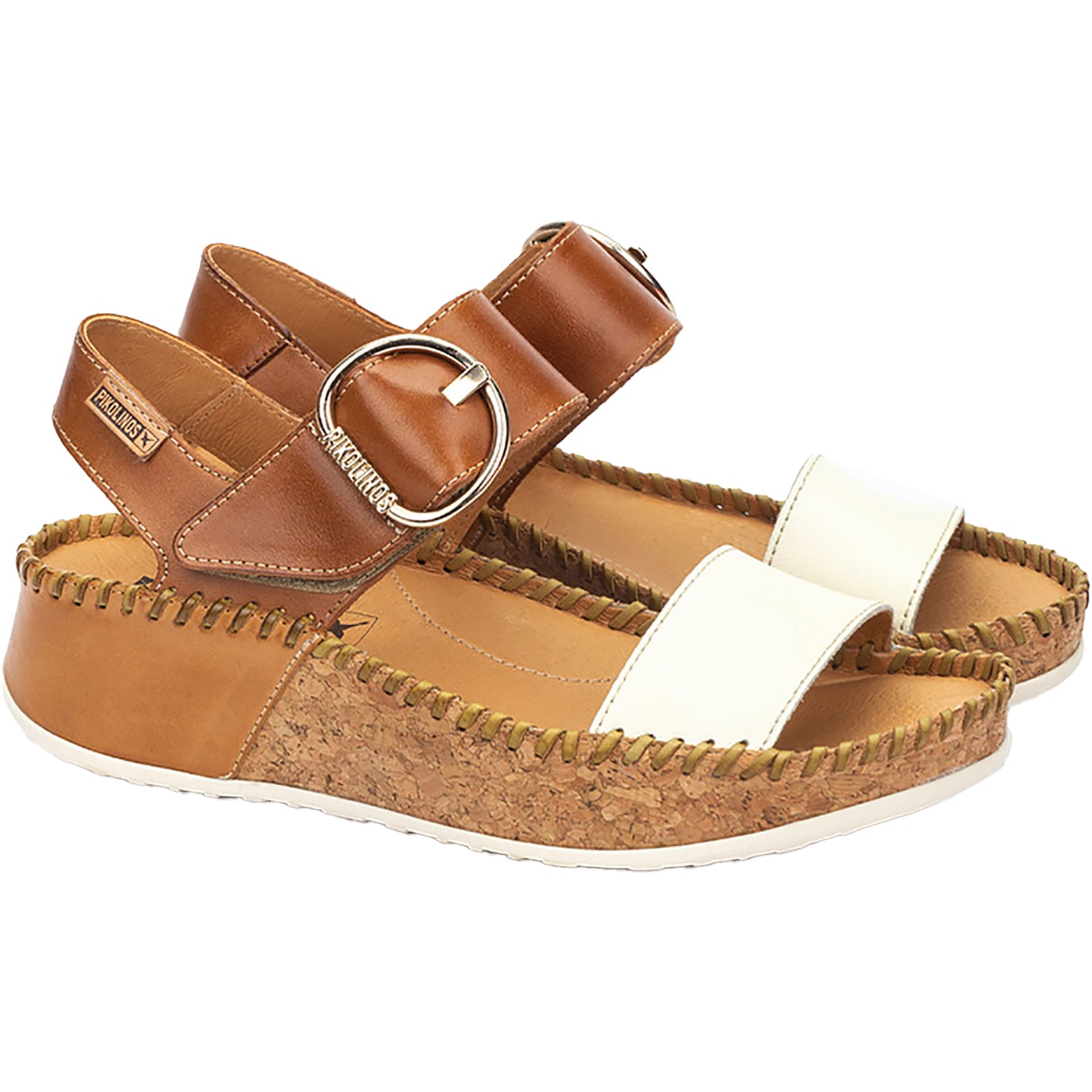 Womens Pikolinos Women's Pikolinos Marina W1C-0709C1 Nata/Brandy Nata/Brandy