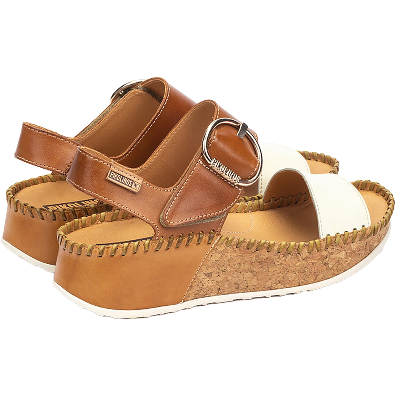 Womens Pikolinos Women's Pikolinos Marina W1C-0709C1 Nata/Brandy Nata/Brandy
