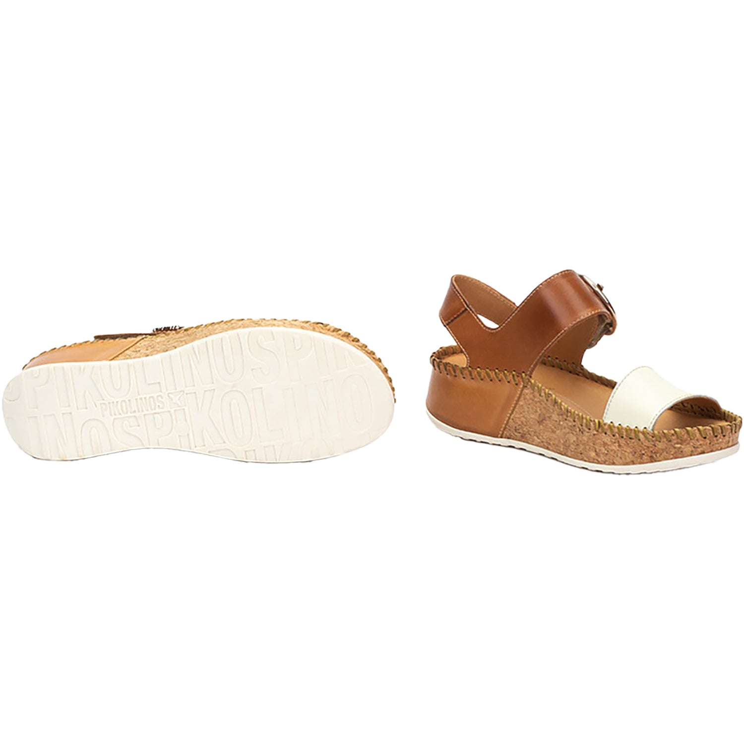 Womens Pikolinos Women's Pikolinos Marina W1C-0709C1 Nata/Brandy Nata/Brandy