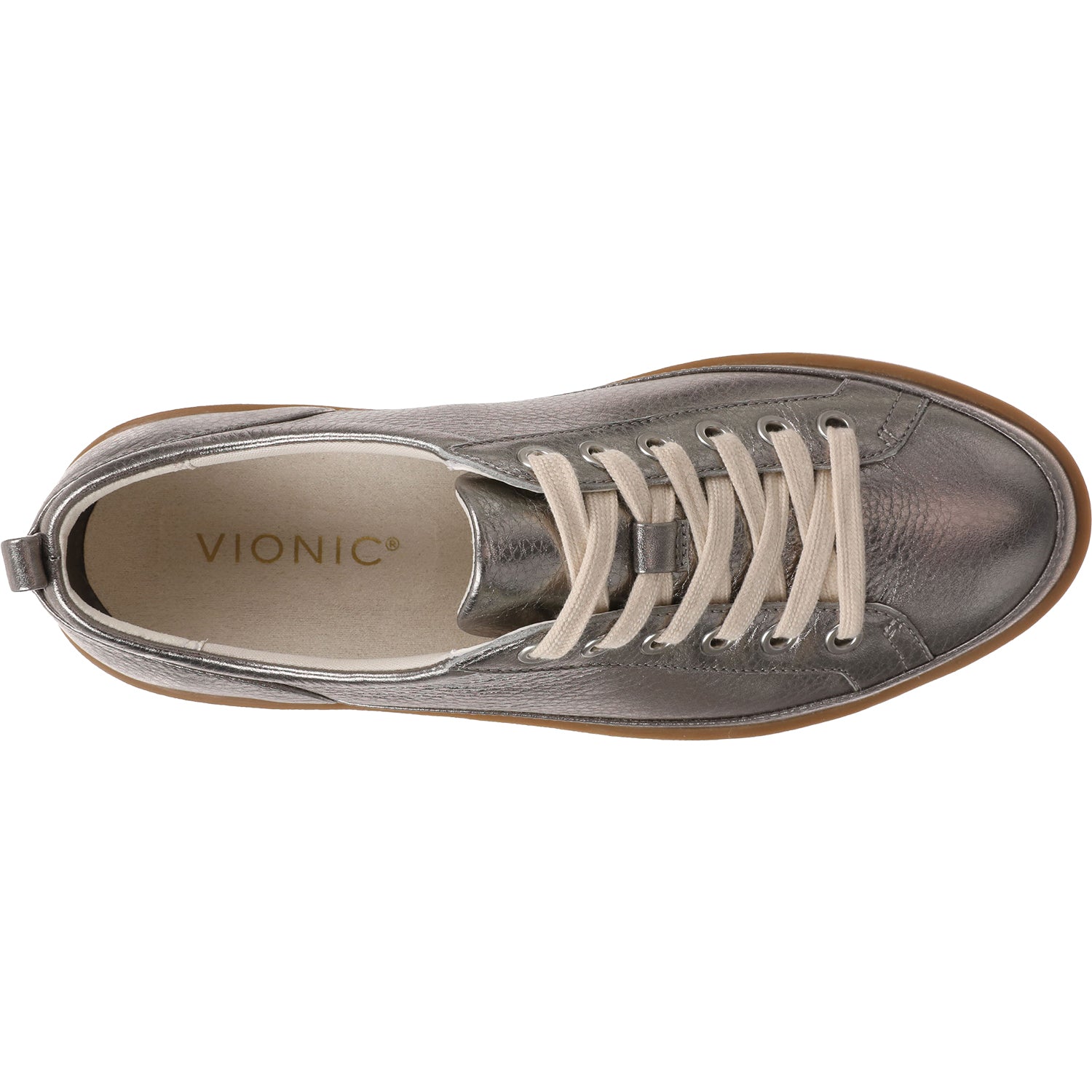 Womens Vionic Women's Vionic Winny Pewter Leatherq Pewter Leather