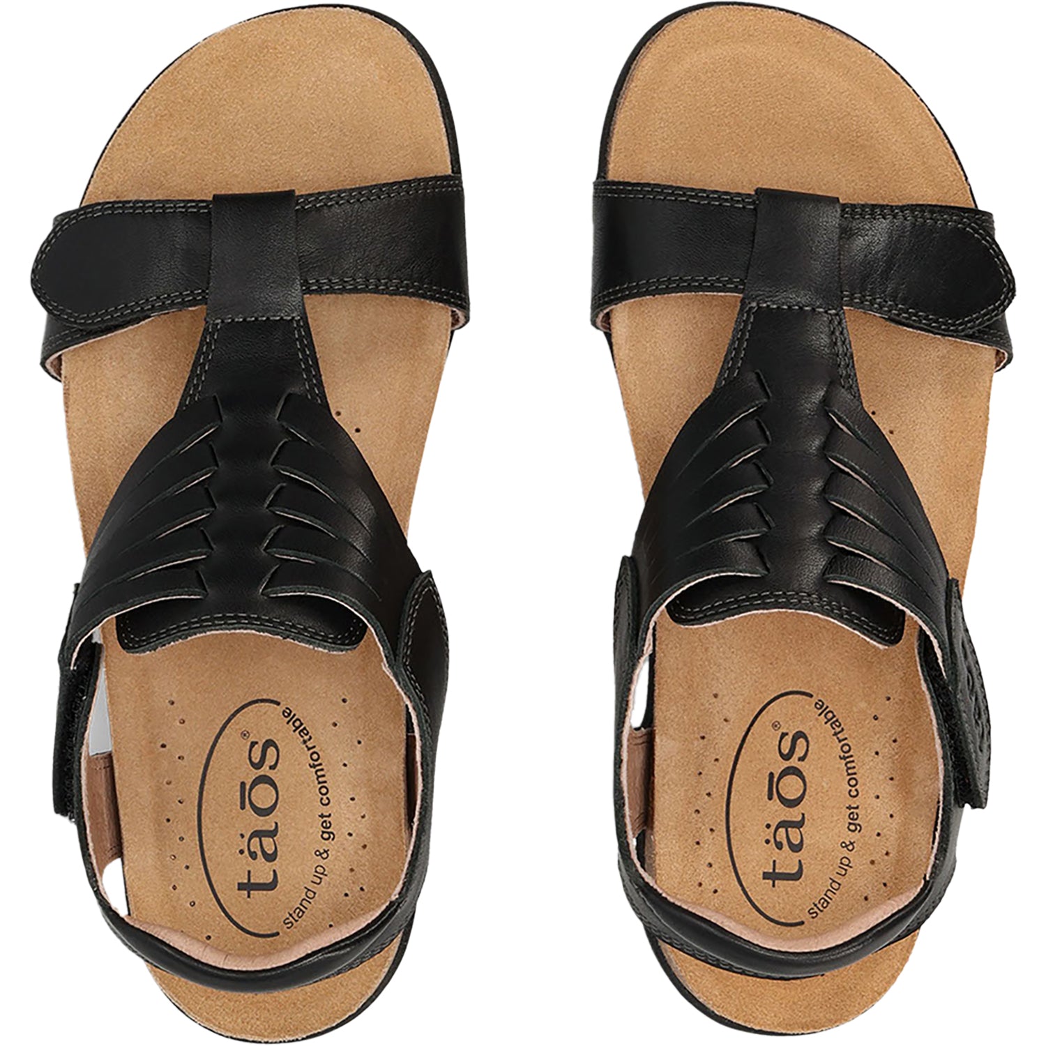 Womens Taos Women's Taos Wonderful Black Leather Black Leather