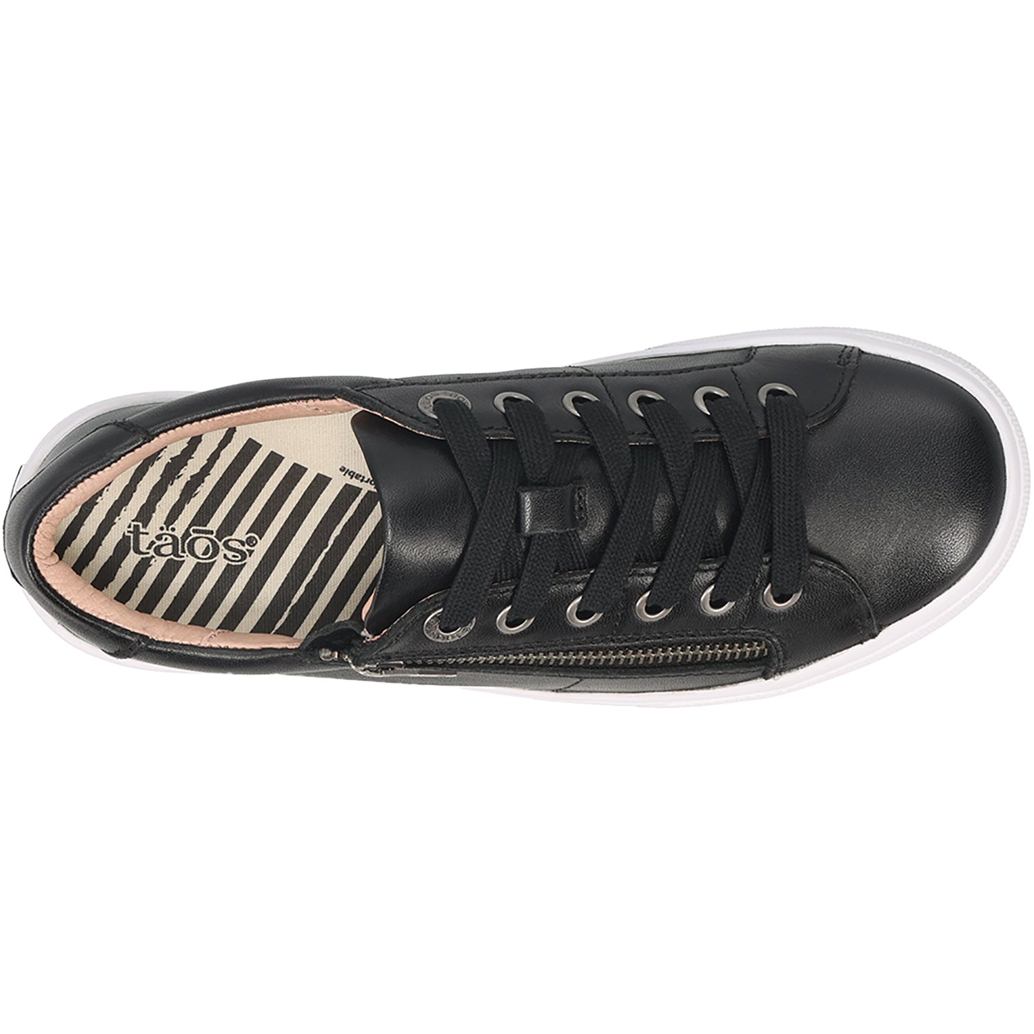 Womens Taos Women's Taos Z Soul Lux Black Leather Black Leather